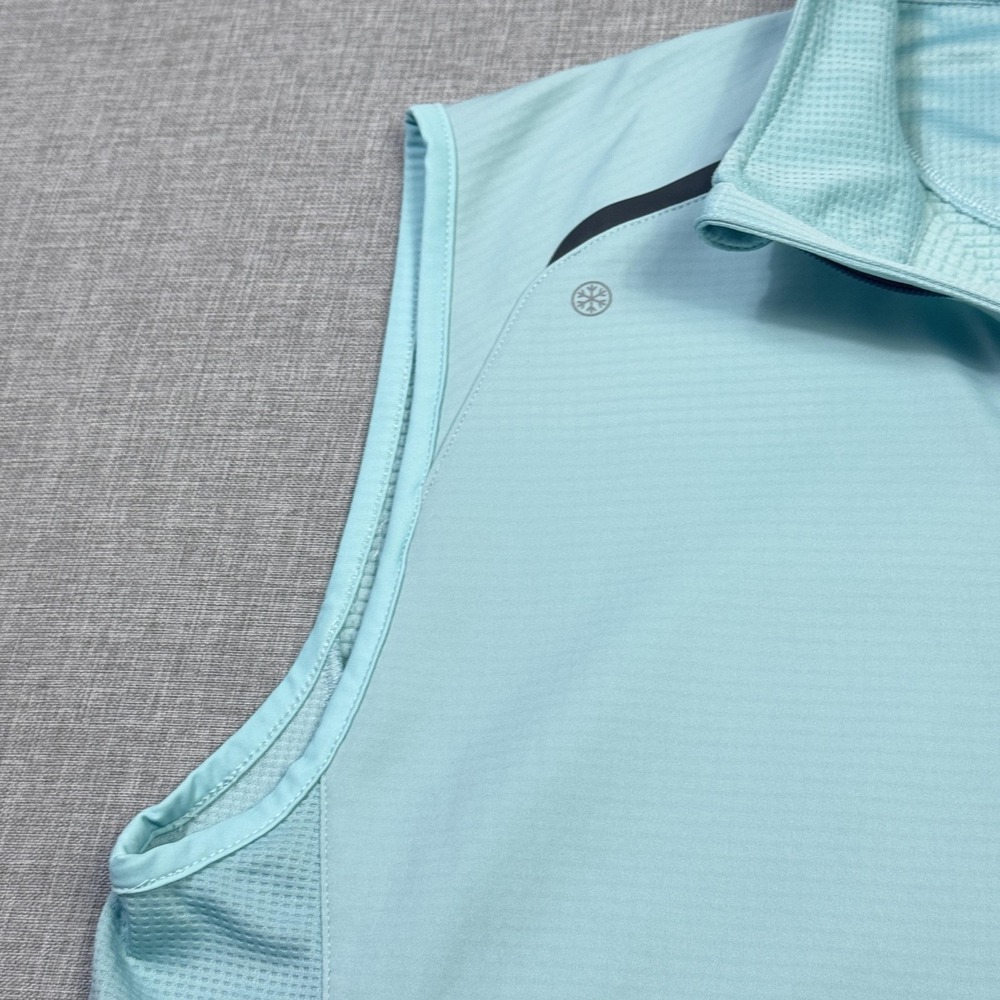 FootJoy Mediterra Golf Club ThermoSeries Fleece Back Vest Men's Medium Seaglass - Picture 8 of 11